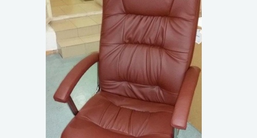 Обтяжка офисного кресла. Чухлома